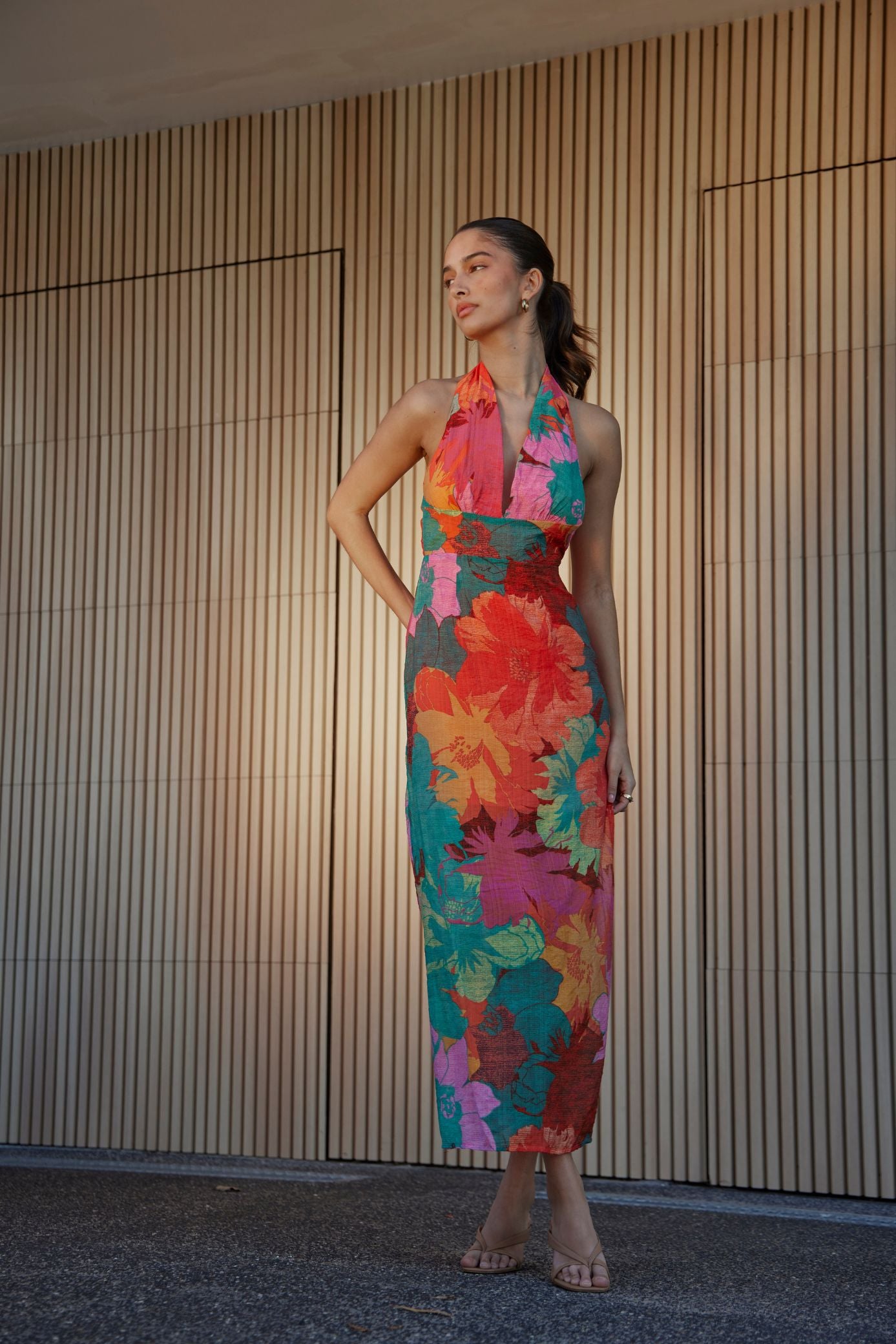 Florentine Sunrise Maxi Dress