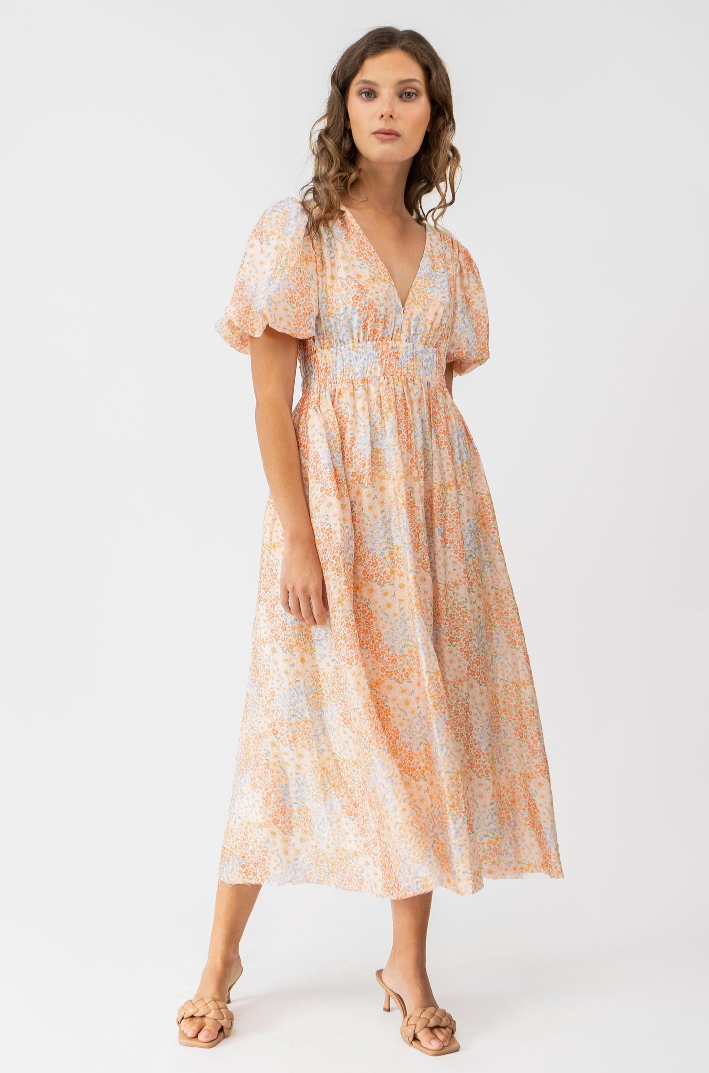 Madison Floral Print Dress